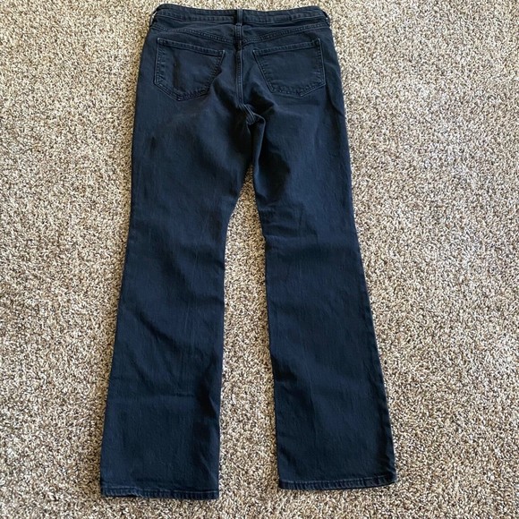 Old Navy Kicker Boot Cut Jeans Women's Extra High Rise Black Button Fly size 8 - Picture 5 of 5